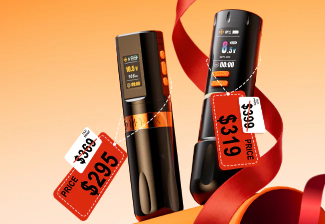 PEPAX Leve H2 Wireless Tattoo Pen Machine Professional Bundle (5.0 Gre