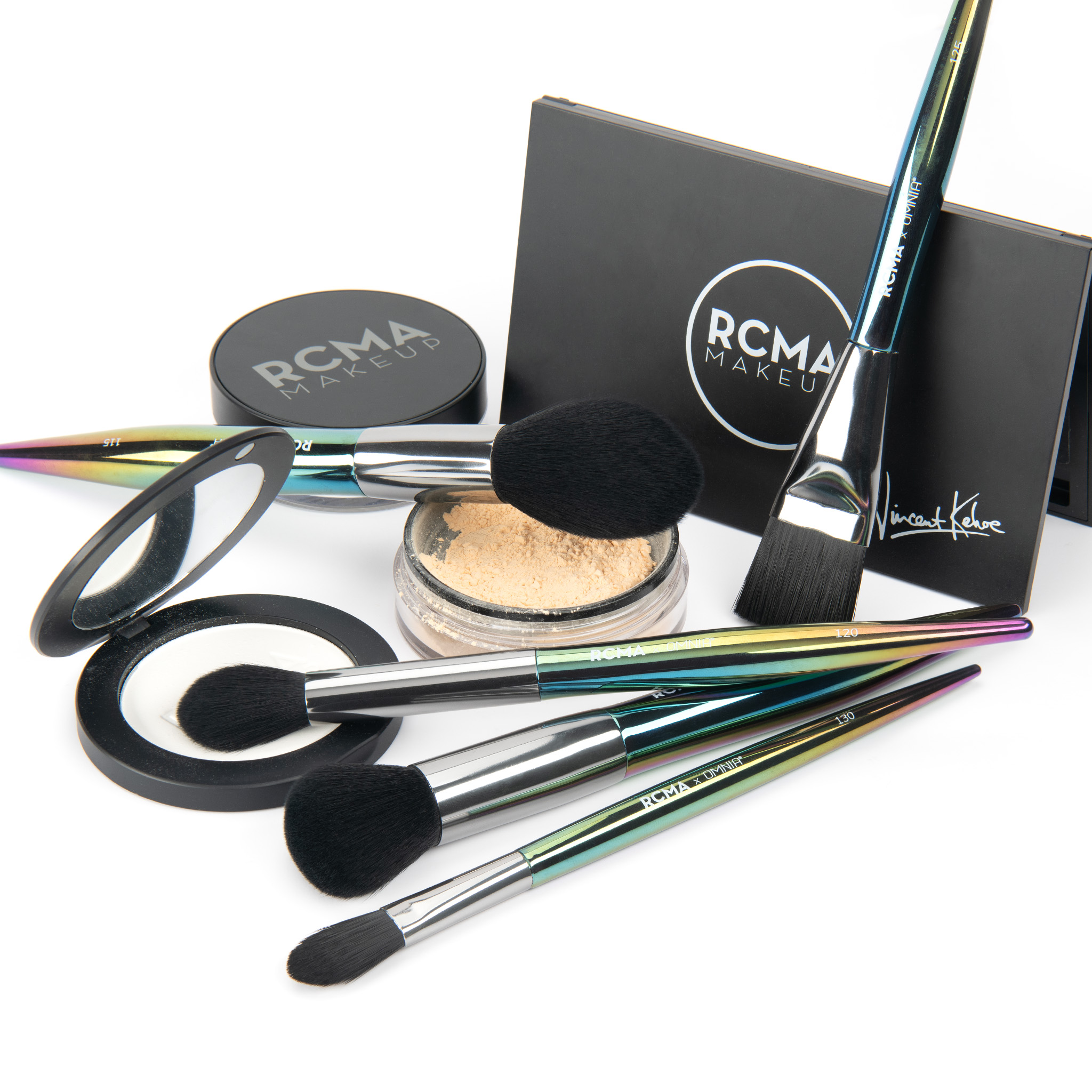RCMA x Omnia Pro Complexion 5pc Brush Set – RCMA Makeup